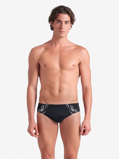 Arena Poseidonia Brief Black Swimming Shorts