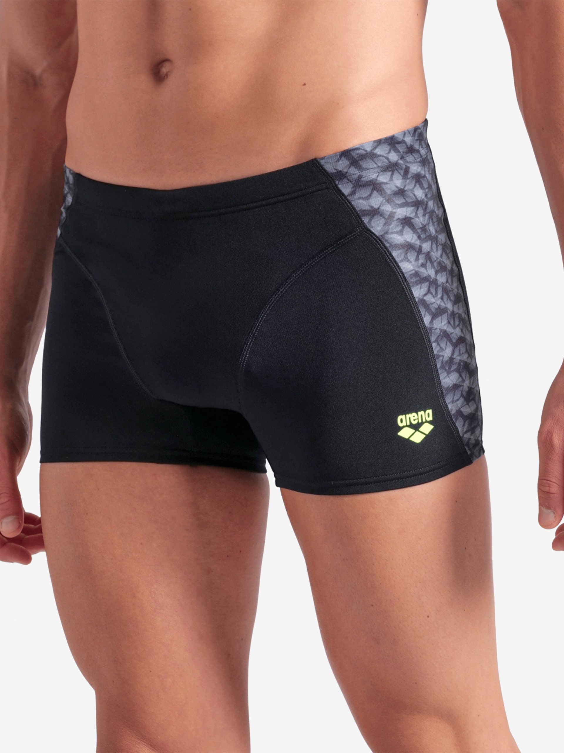 Calções de Natação Arena Monogram New Pretos e Cinzentos
