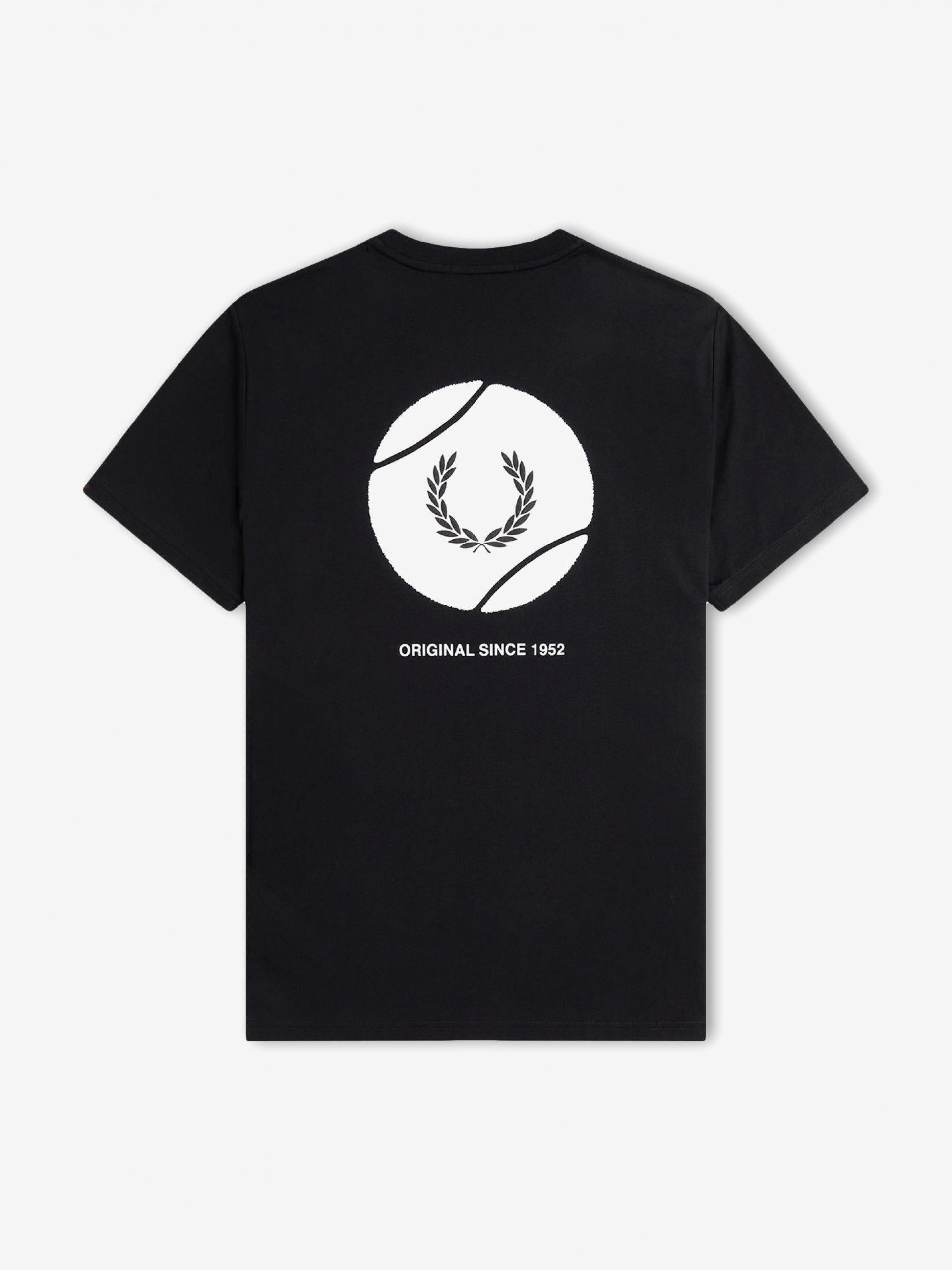 T-shirt Fred Perry Tennis Graphic Preta