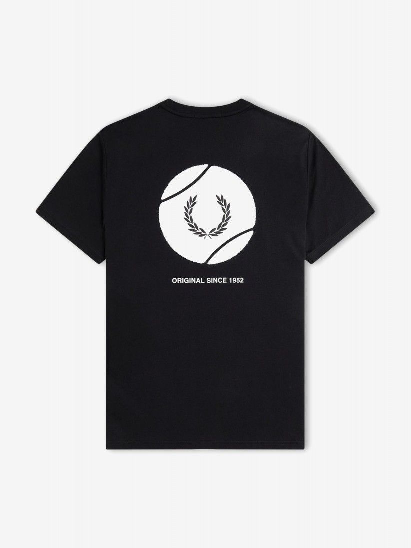 Camiseta Fred Perry Tennis Graphic Negra