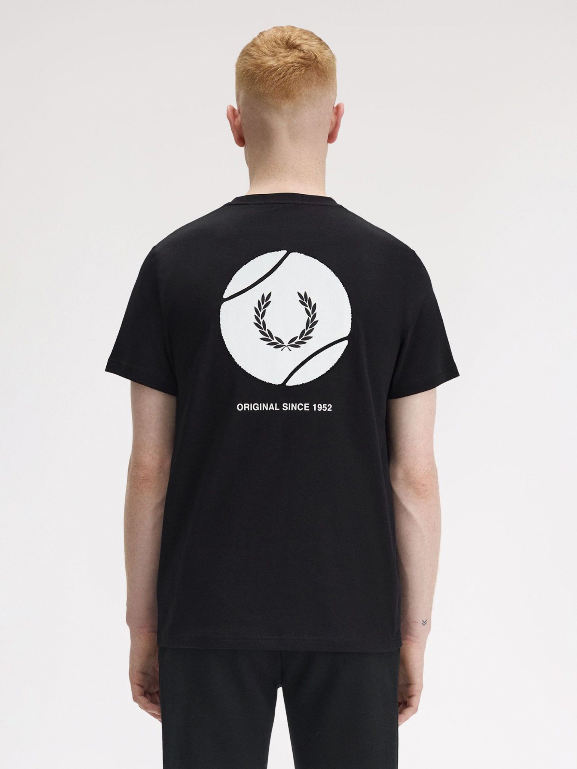 Fred Perry Tennis Graphic Black T-shirt