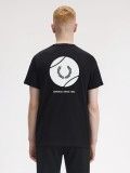 Camiseta Fred Perry Tennis Graphic Negra