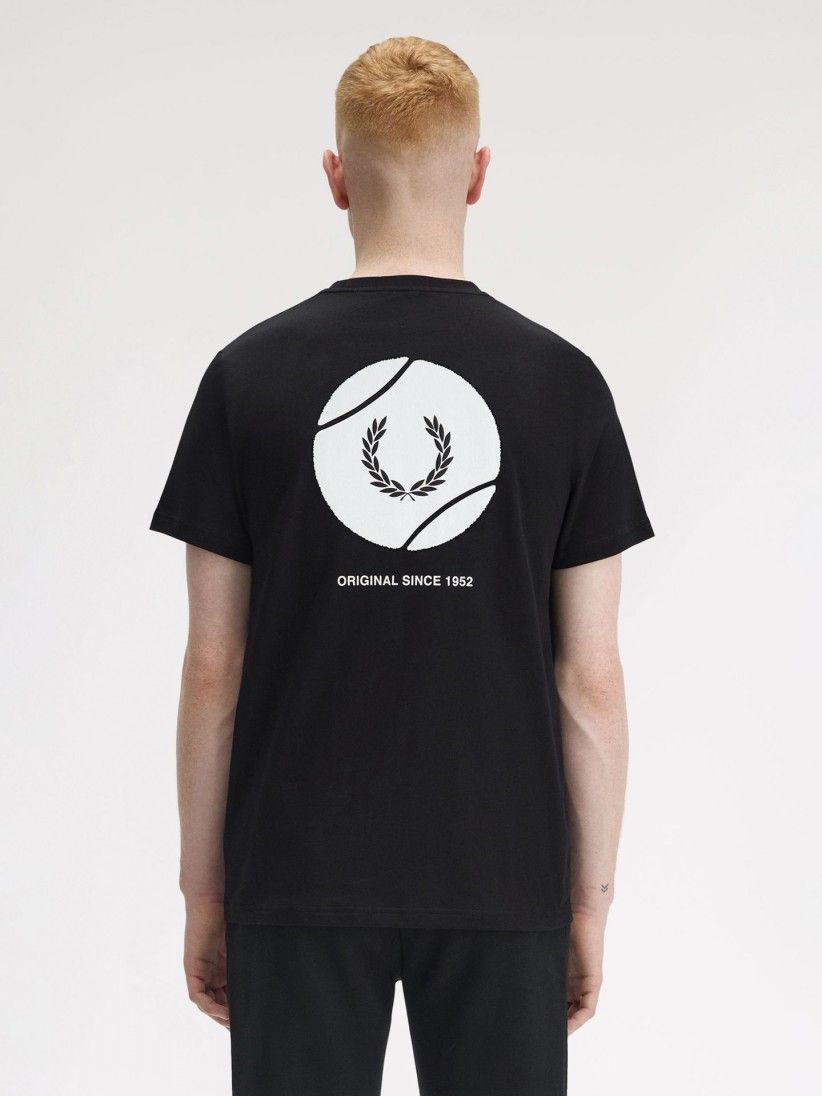 Camiseta Fred Perry Tennis Graphic Negra