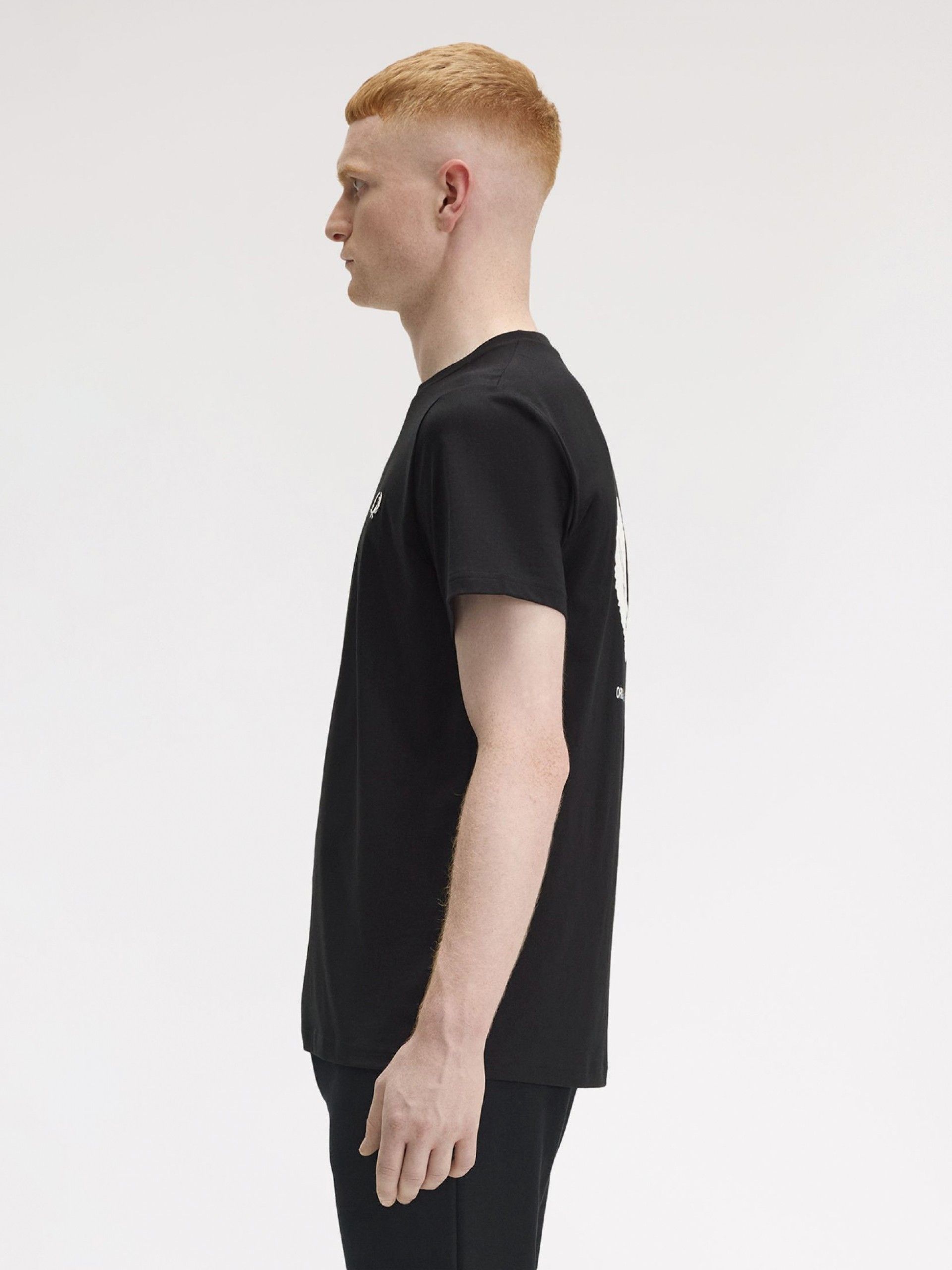 Camiseta Fred Perry Tennis Graphic Negra