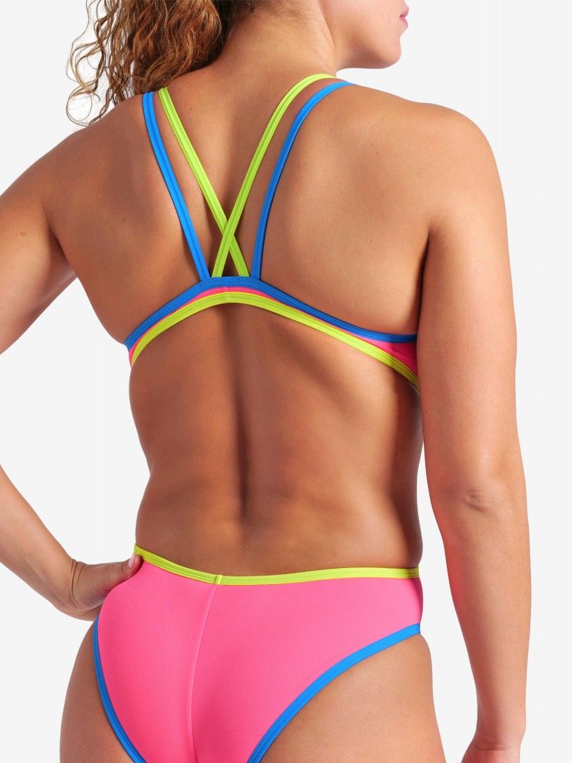Fato de Banho Arena One Double Cross Back One Piece Rosa
