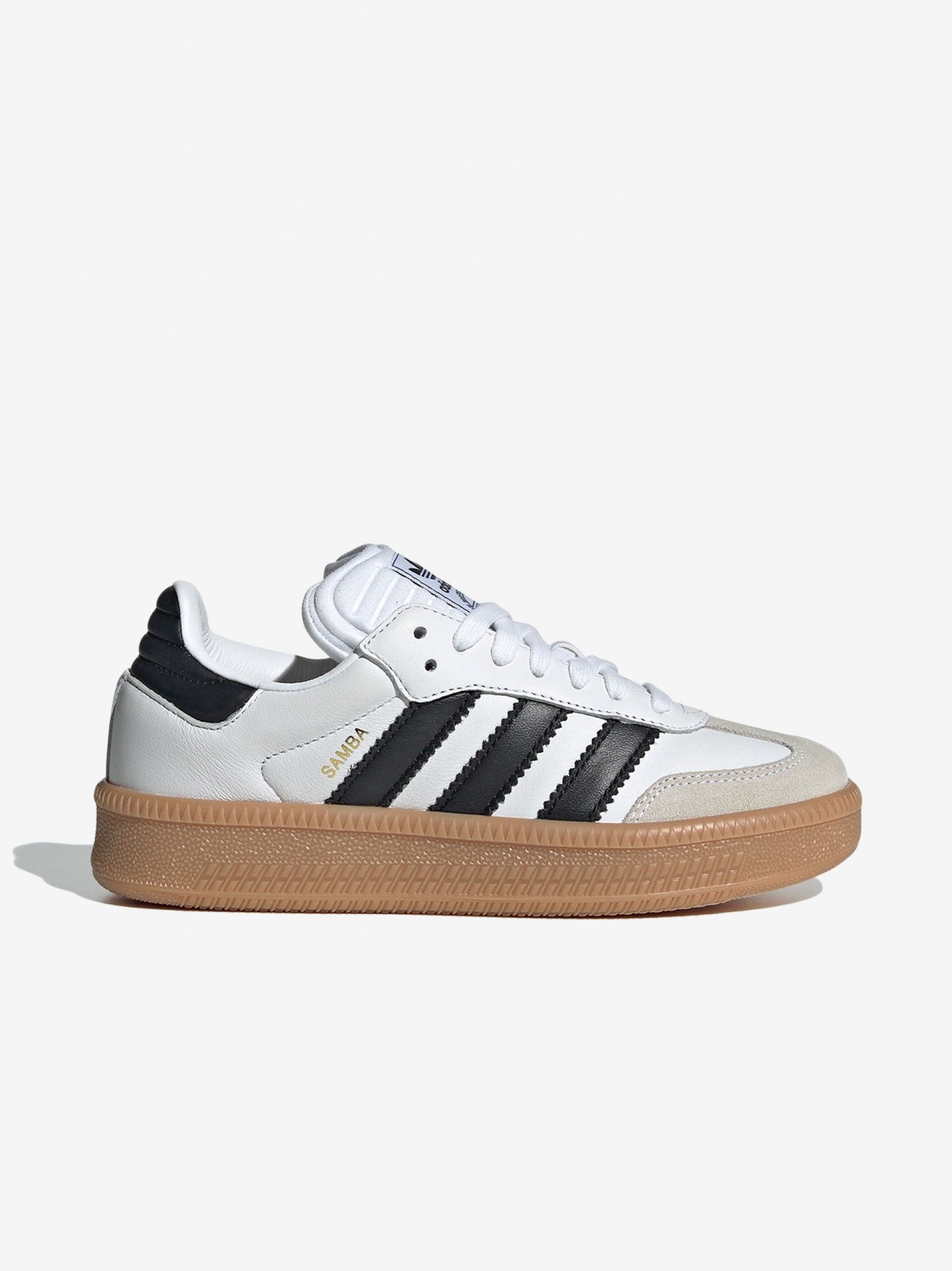 Zapatillas Adidas Samba XLG J Blancas y Negras