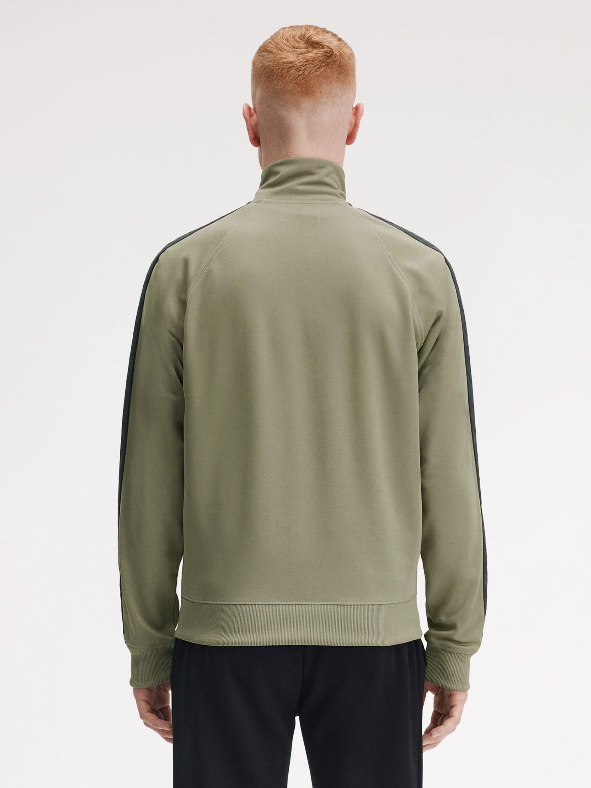 Casaco Fred Perry Contrast Tape Track Verde e Cinzento