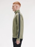Casaco Fred Perry Contrast Tape Track Verde e Cinzento