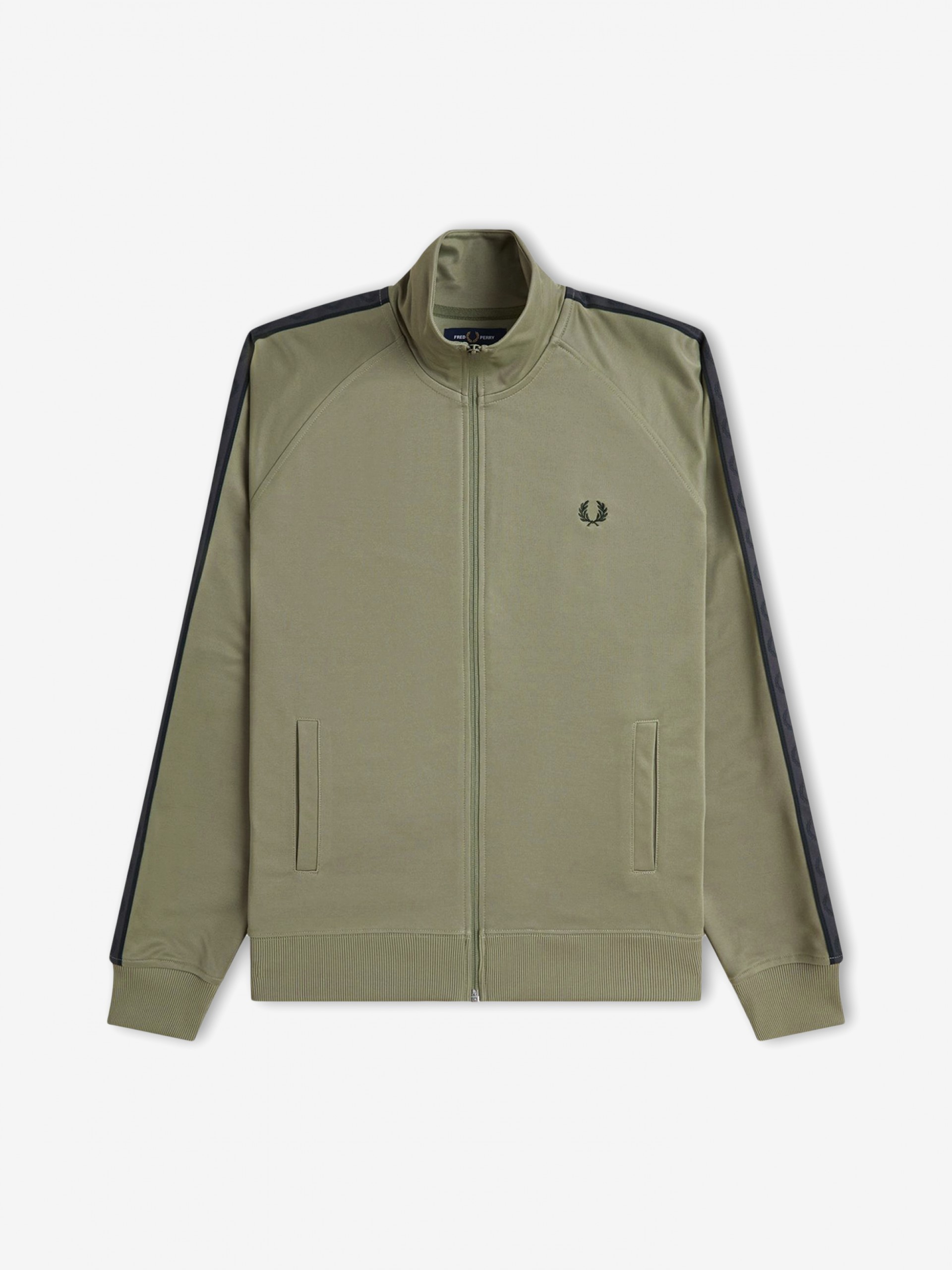 Casaco Fred Perry Contrast Tape Track Verde e Cinzento