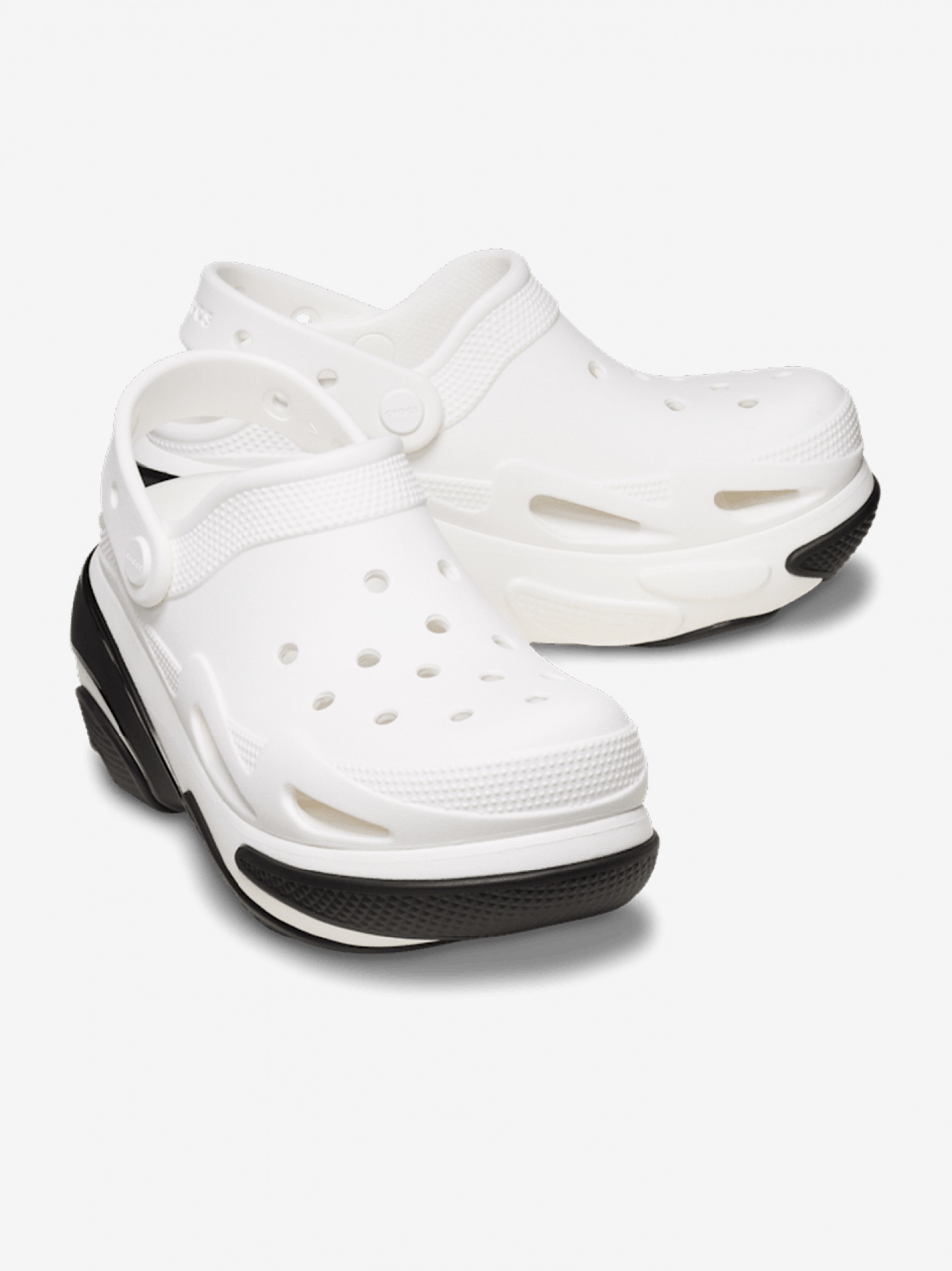 Sandalias Crocs Clog Bubble Crush Blancas