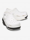 Sandlias Crocs Clog Bubble Crush Brancas