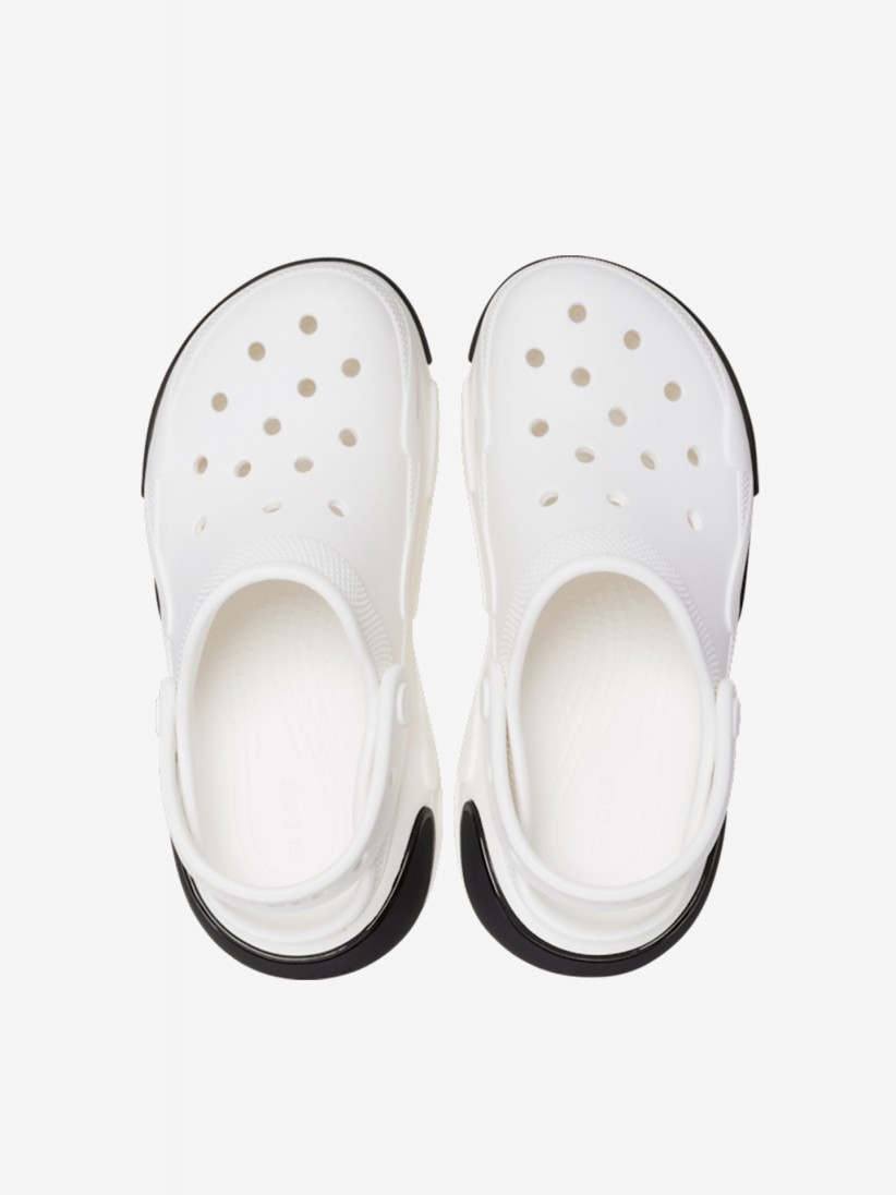 Sandálias Crocs Clog Bubble Crush Brancas Sandálias Crocs Clog Bubble Crush Brancas