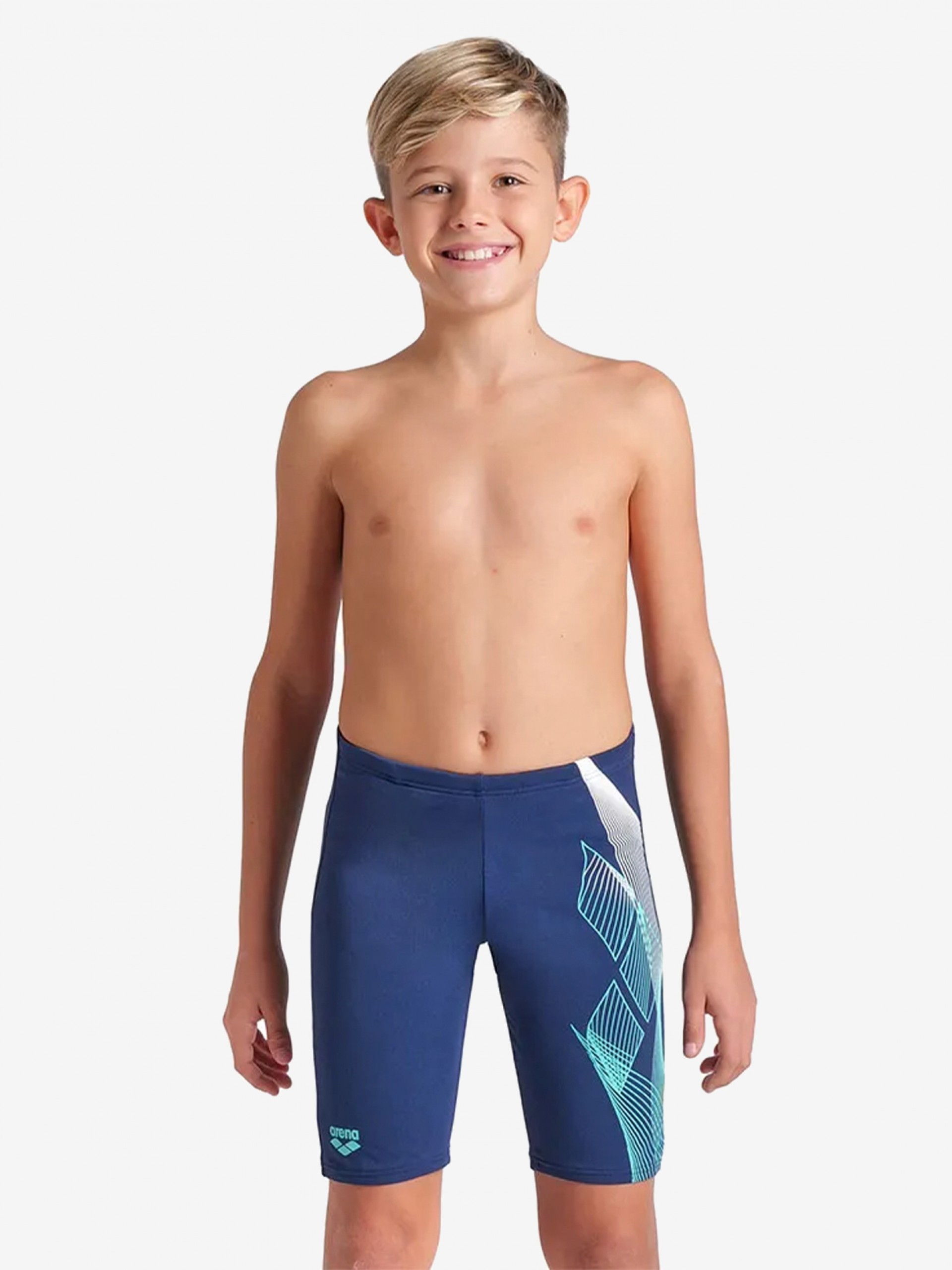 Arena Jammer Sea Water Kids Blue Swimming Shorts