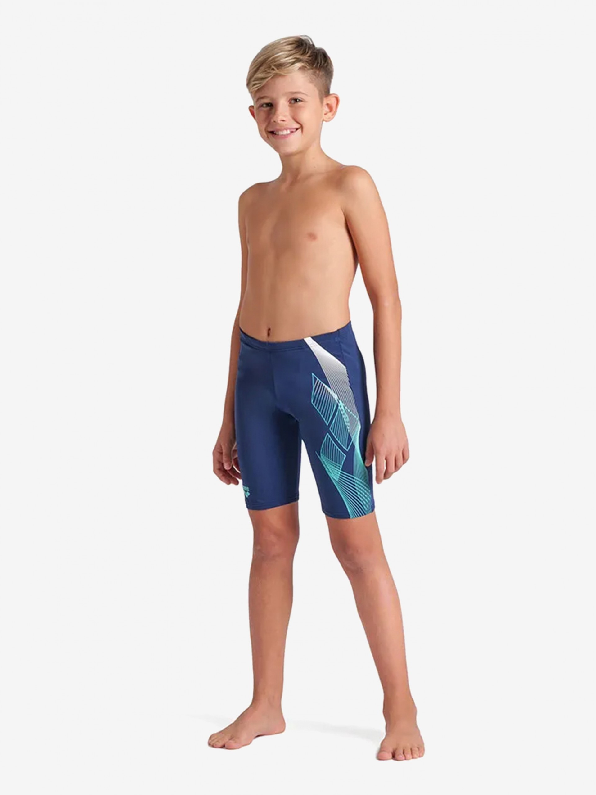 Arena Jammer Sea Water Kids Blue Swimming Shorts