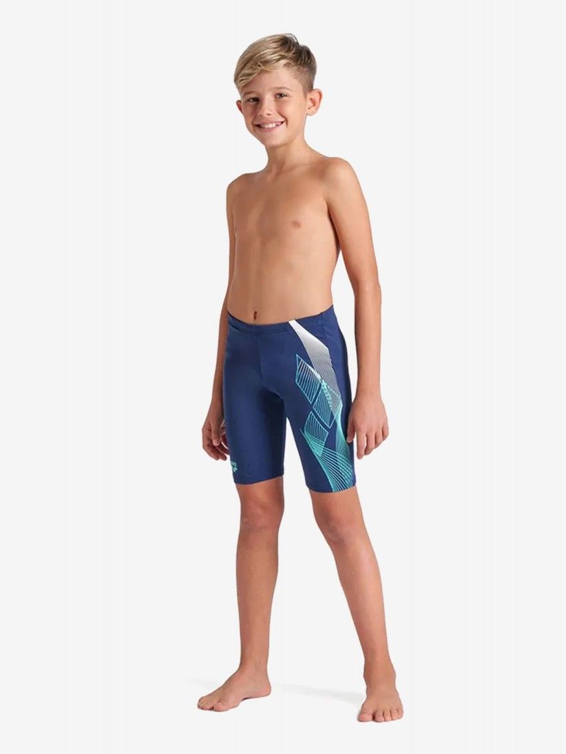 Cales de Natao Arena Jammer Sea Water Kids Azuis