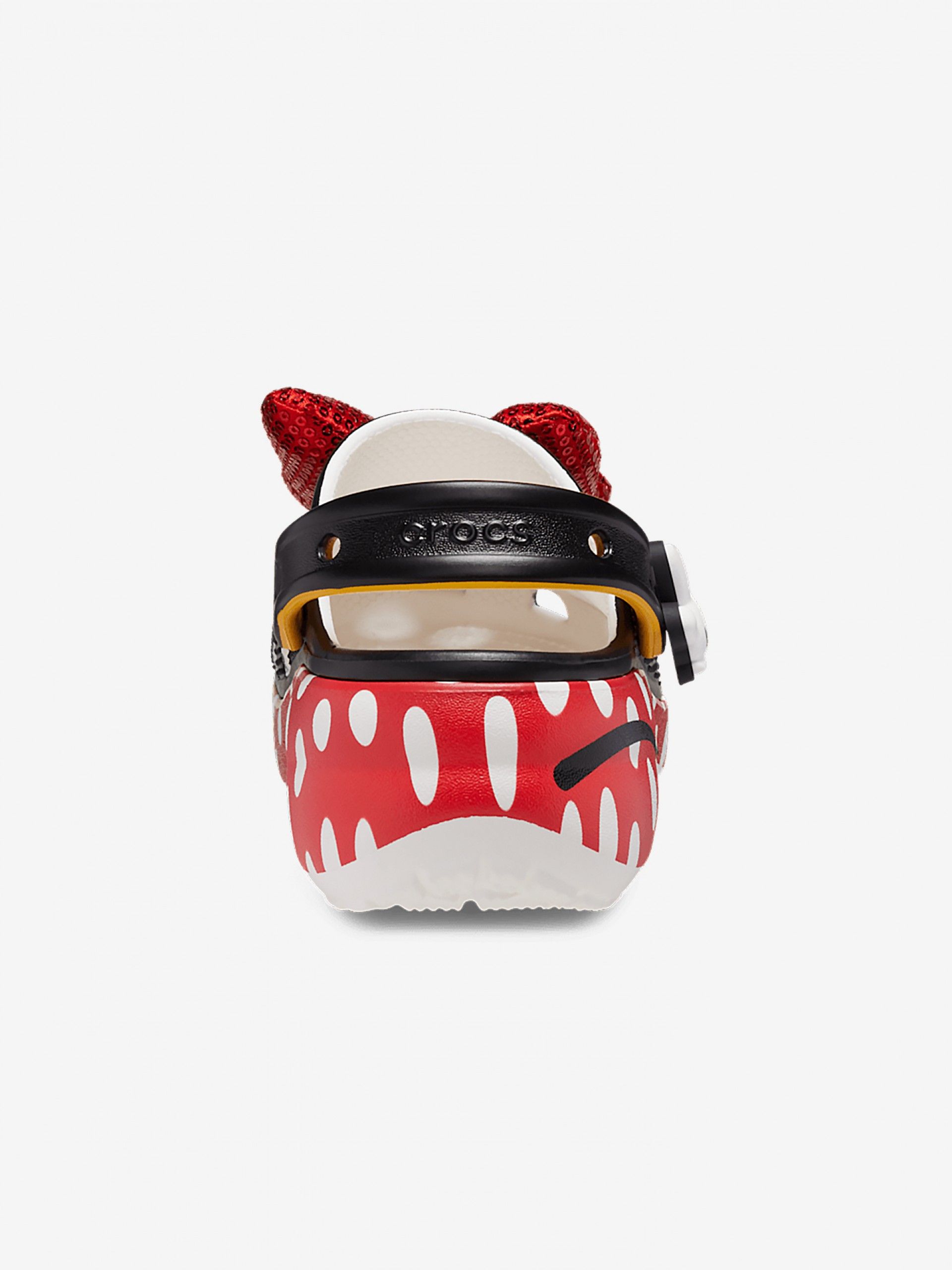 Crocs Classic Minnie Mouse Platform Black and Red Sandals