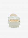 Sandlias Crocs Classic Floral Cut Out Brancas