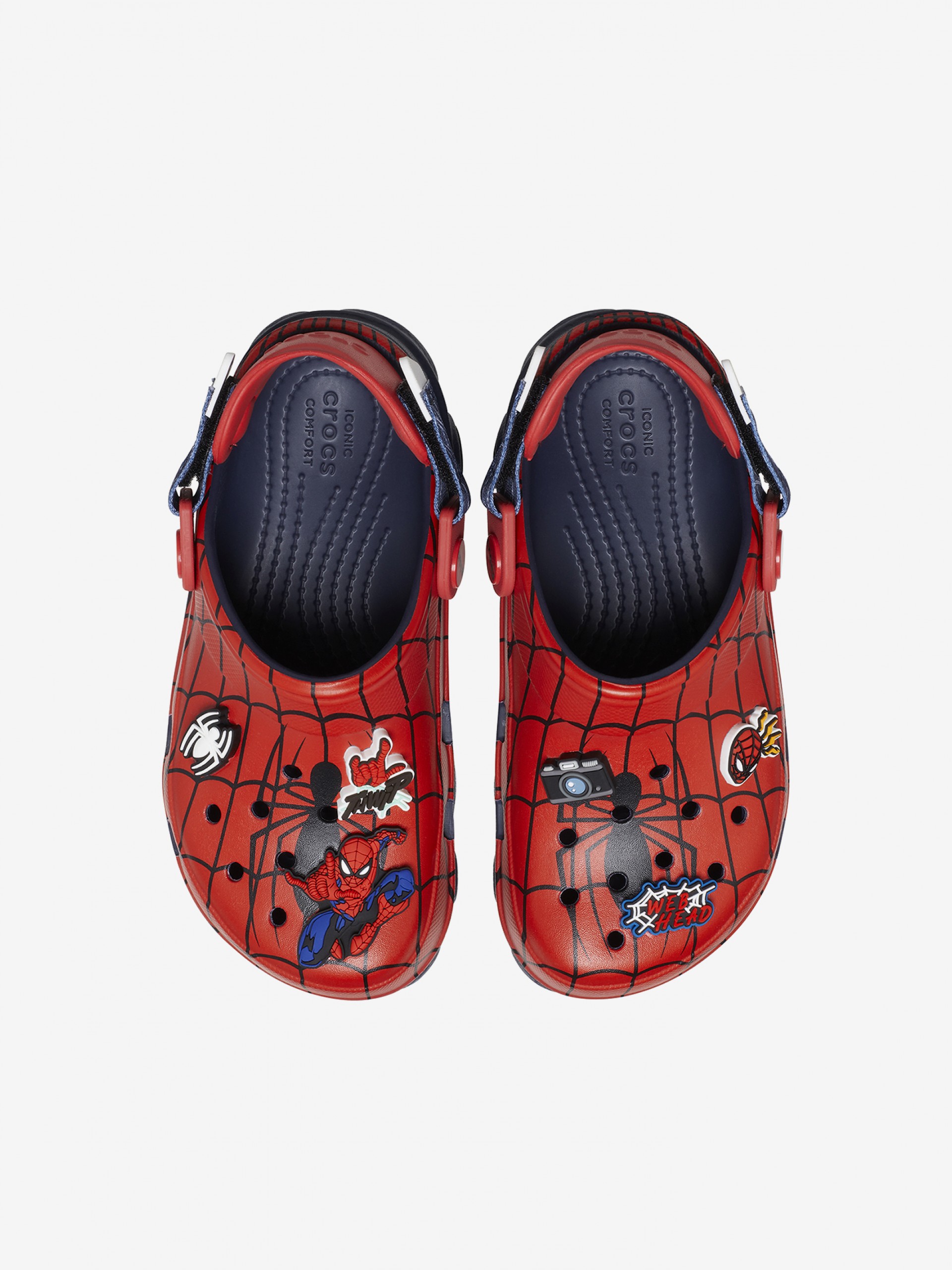 Crocs Spider-Man All Terrain Kids Red and Blue Sandals