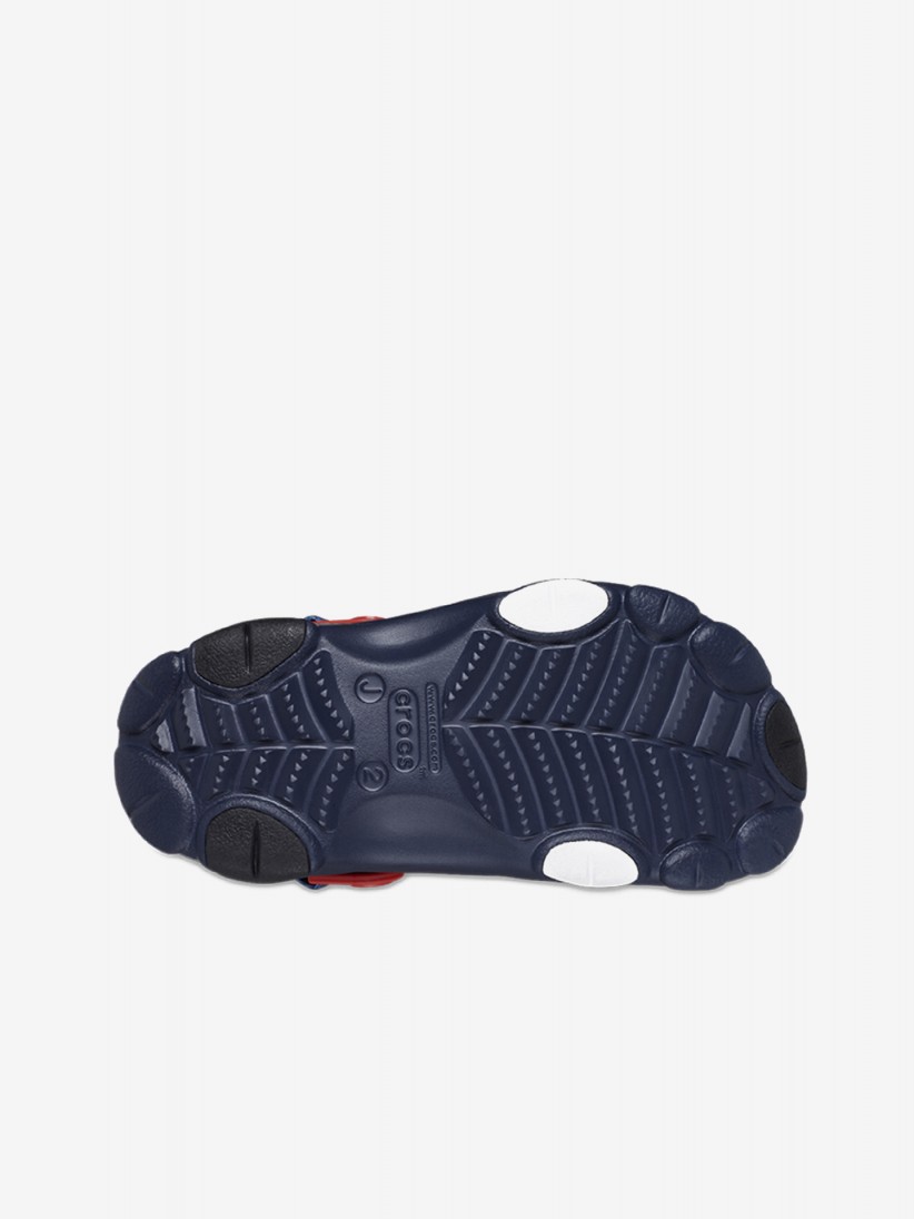 Sandlias Crocs Homem-Aranha All Terrain Kids Vermelhas e Azuis