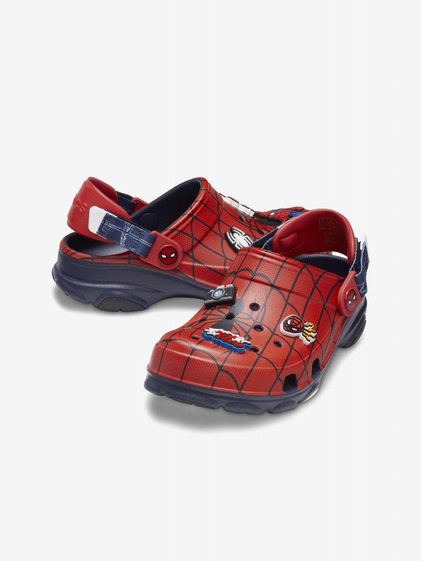 Sandálias Crocs Homem-Aranha All Terrain Kids Vermelhas e Azuis Sandálias Crocs Homem-Aranha All Terrain Kids Vermelhas e Azuis