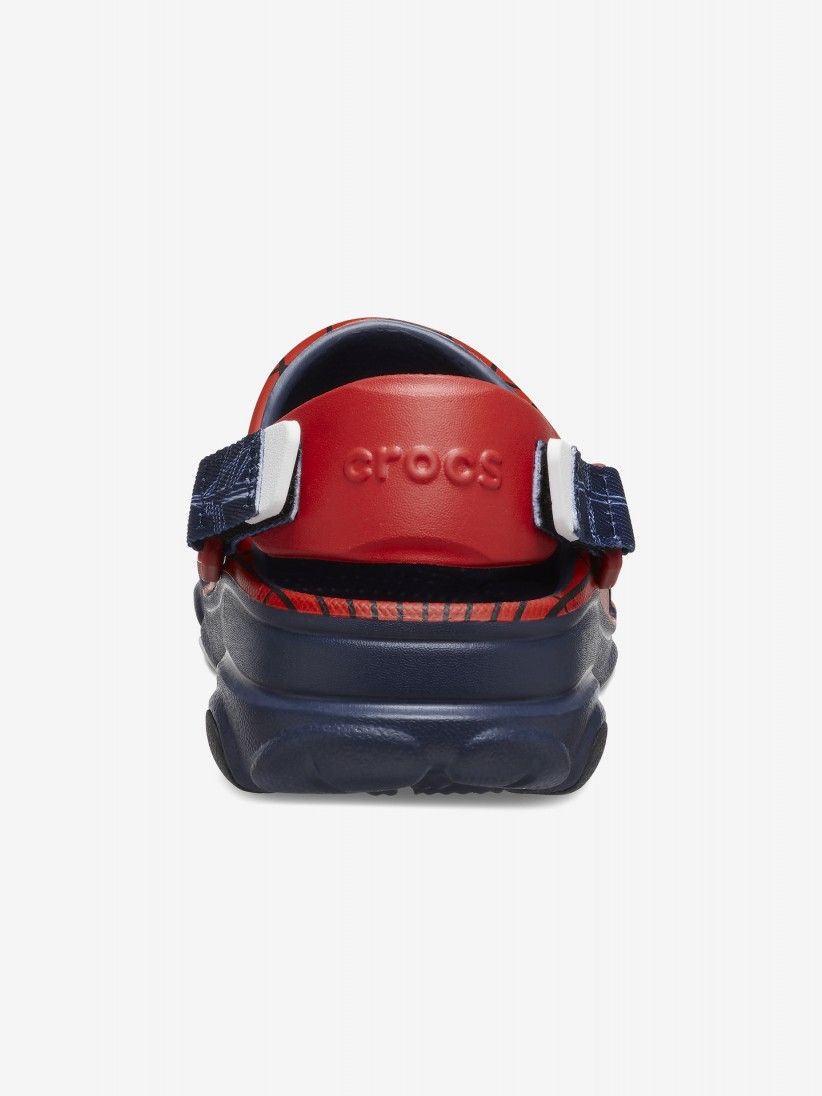 Sandlias Crocs Homem-Aranha All Terrain Kids Vermelhas e Azuis