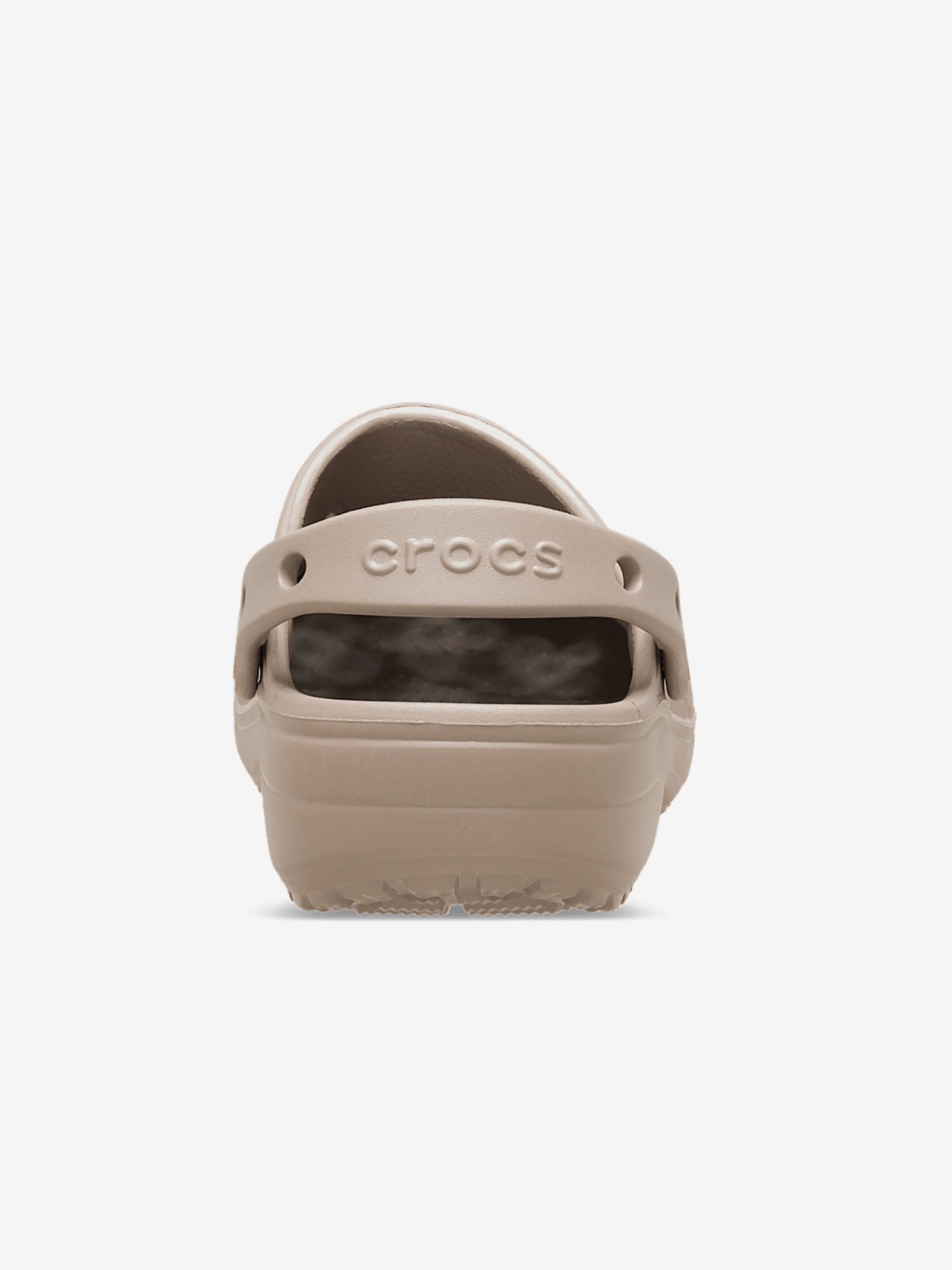 Crocs Classic Floral Cut Out Beige Sandals