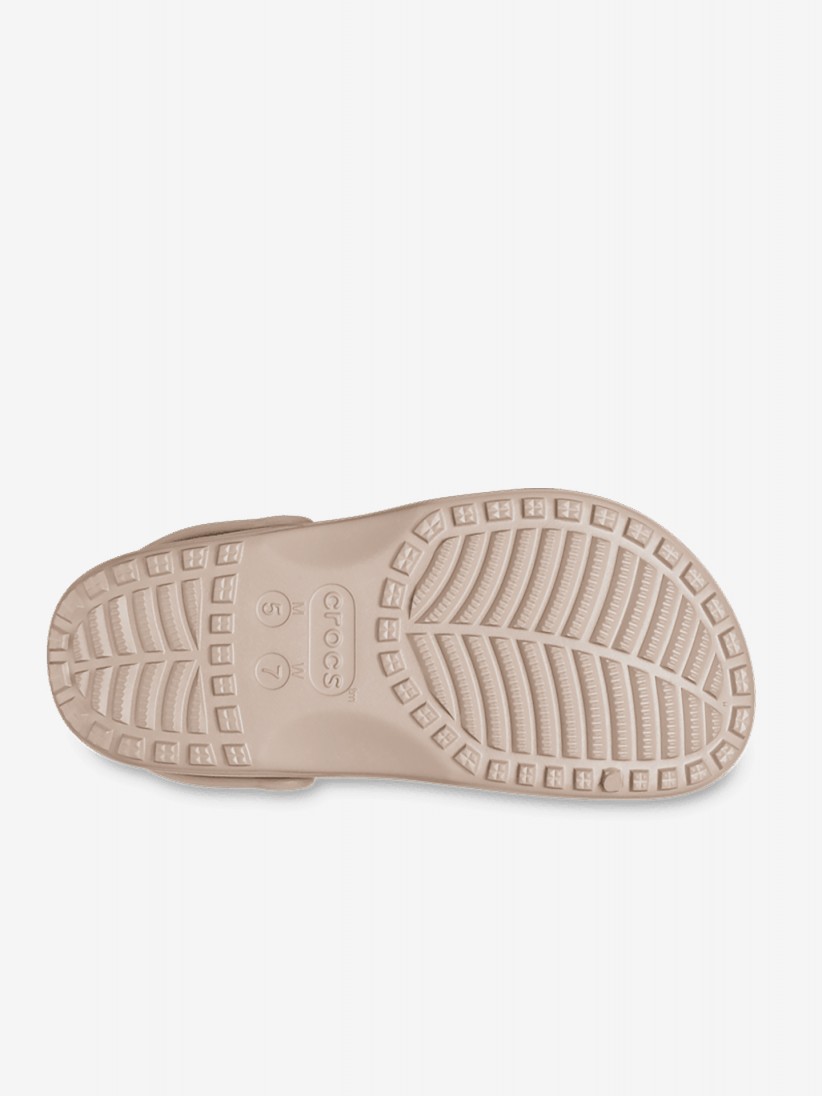 Sandlias Crocs Classic Floral Cut Out Bege