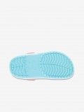 Sandlias Crocs Crocband C Kids Azuis e Rosa