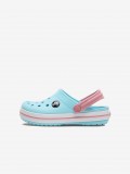 Sandlias Crocs Crocband Toddler Azuis e Rosa