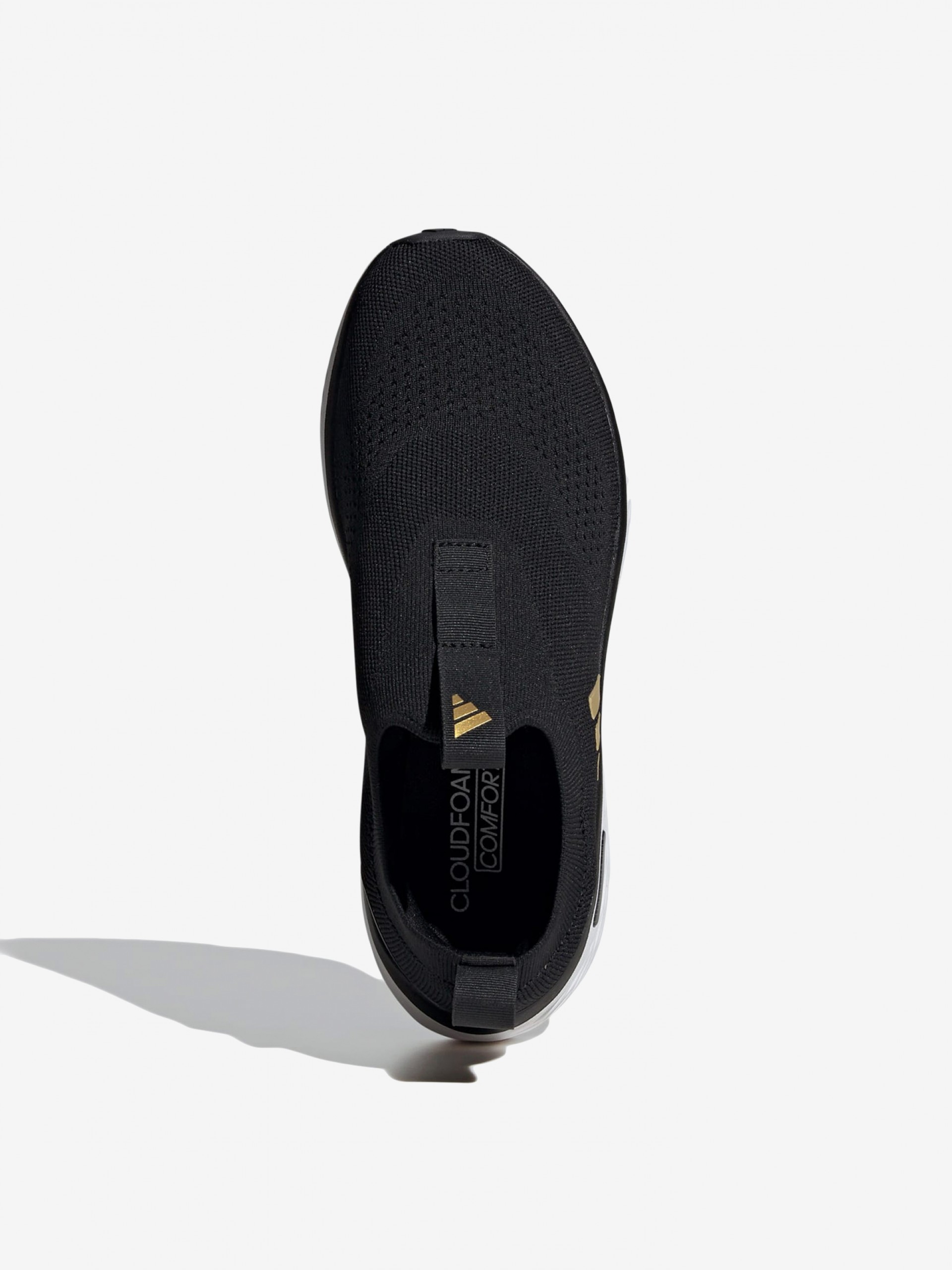 Zapatillas Adidas Cloudfoam Go Sock W Negras y Doradas