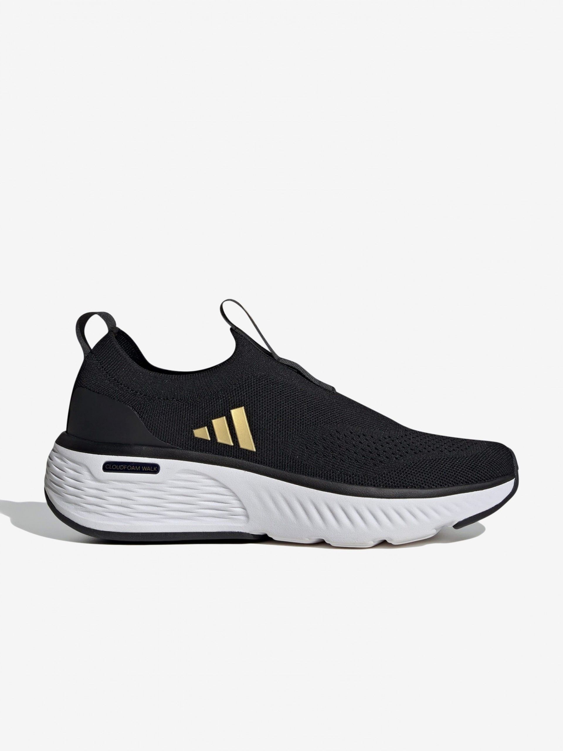 Zapatillas Adidas Cloudfoam Go Sock W Negras y Doradas
