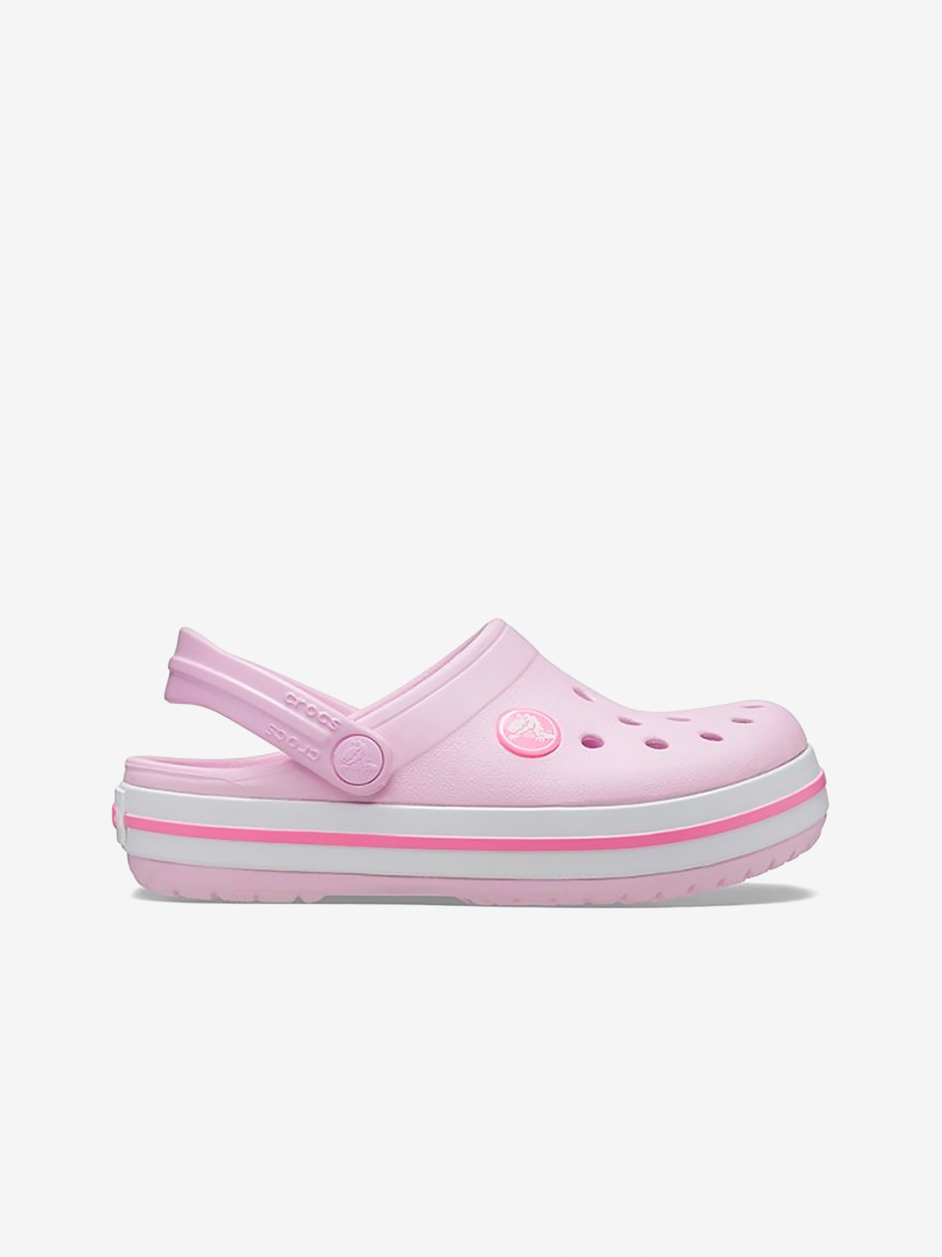 Sandálias Crocs Crocband C Kids Rosa