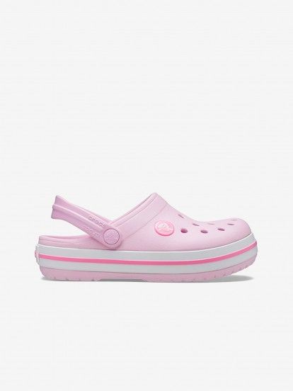 Sandlias Crocs Crocband C Kids Rosa