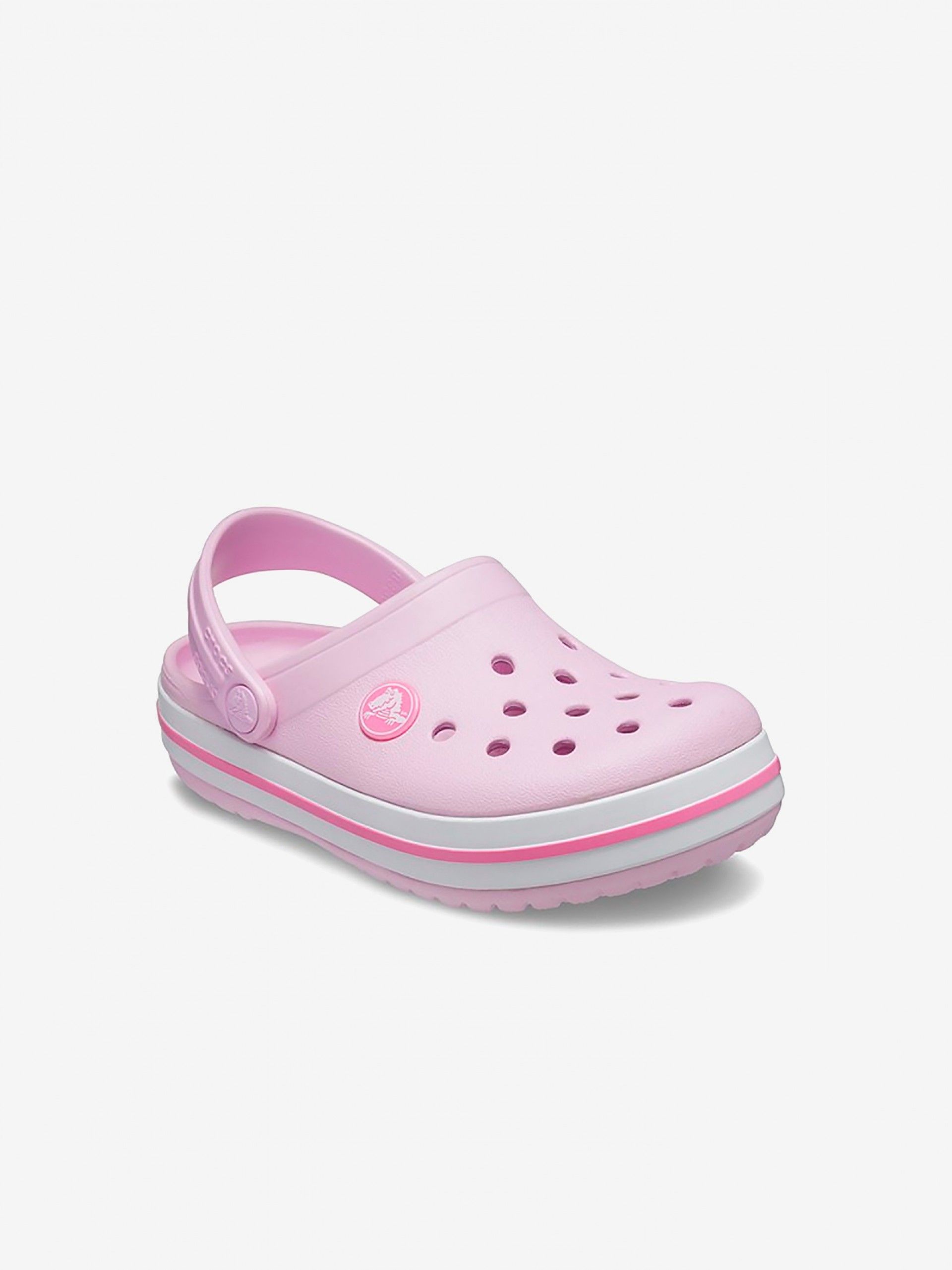 Sandálias Crocs Crocband C Kids Rosa