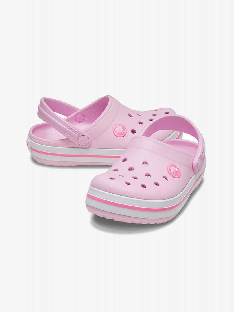 Sandlias Crocs Crocband C Kids Rosa
