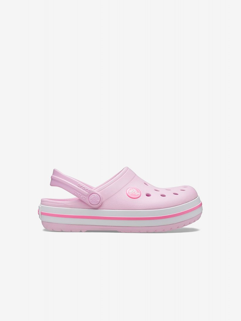 Sandlias Crocs Crocband Toddler Rosa