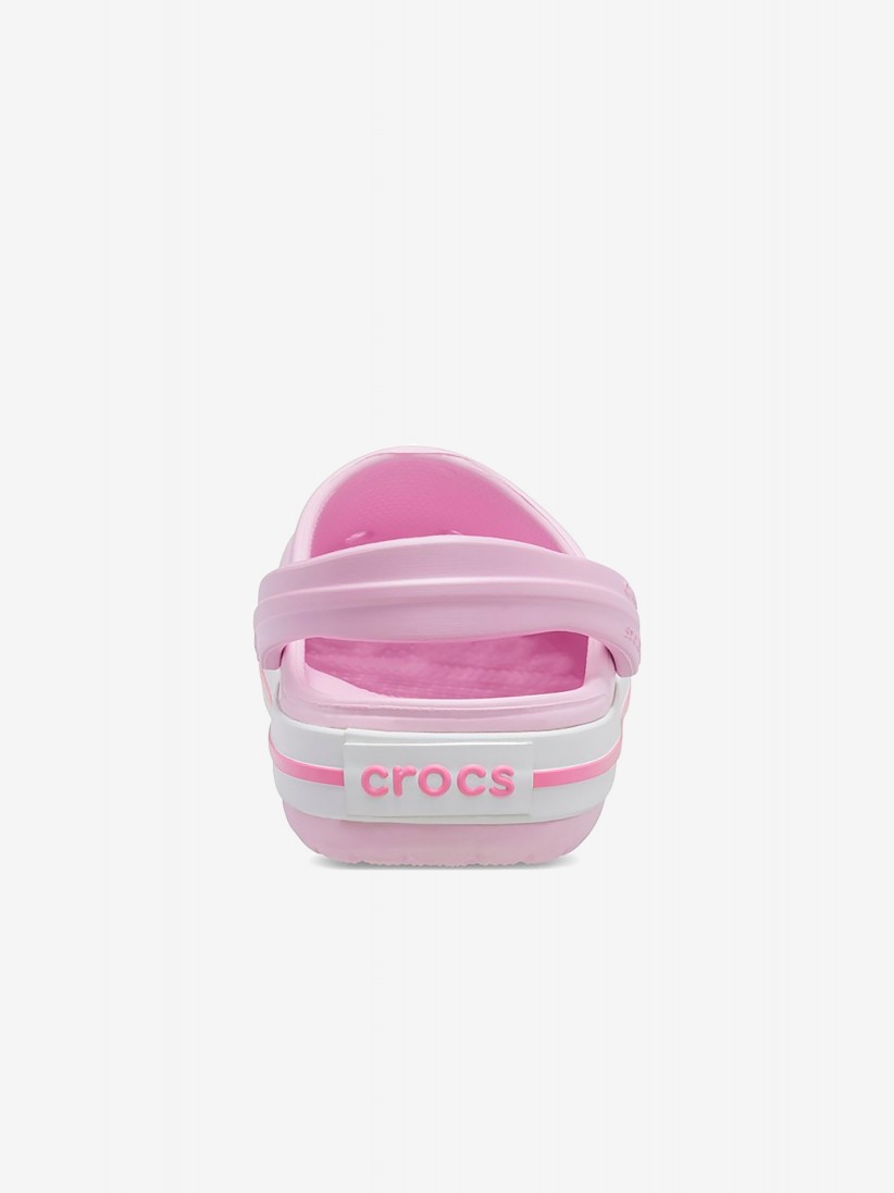 Sandlias Crocs Crocband Toddler Rosa