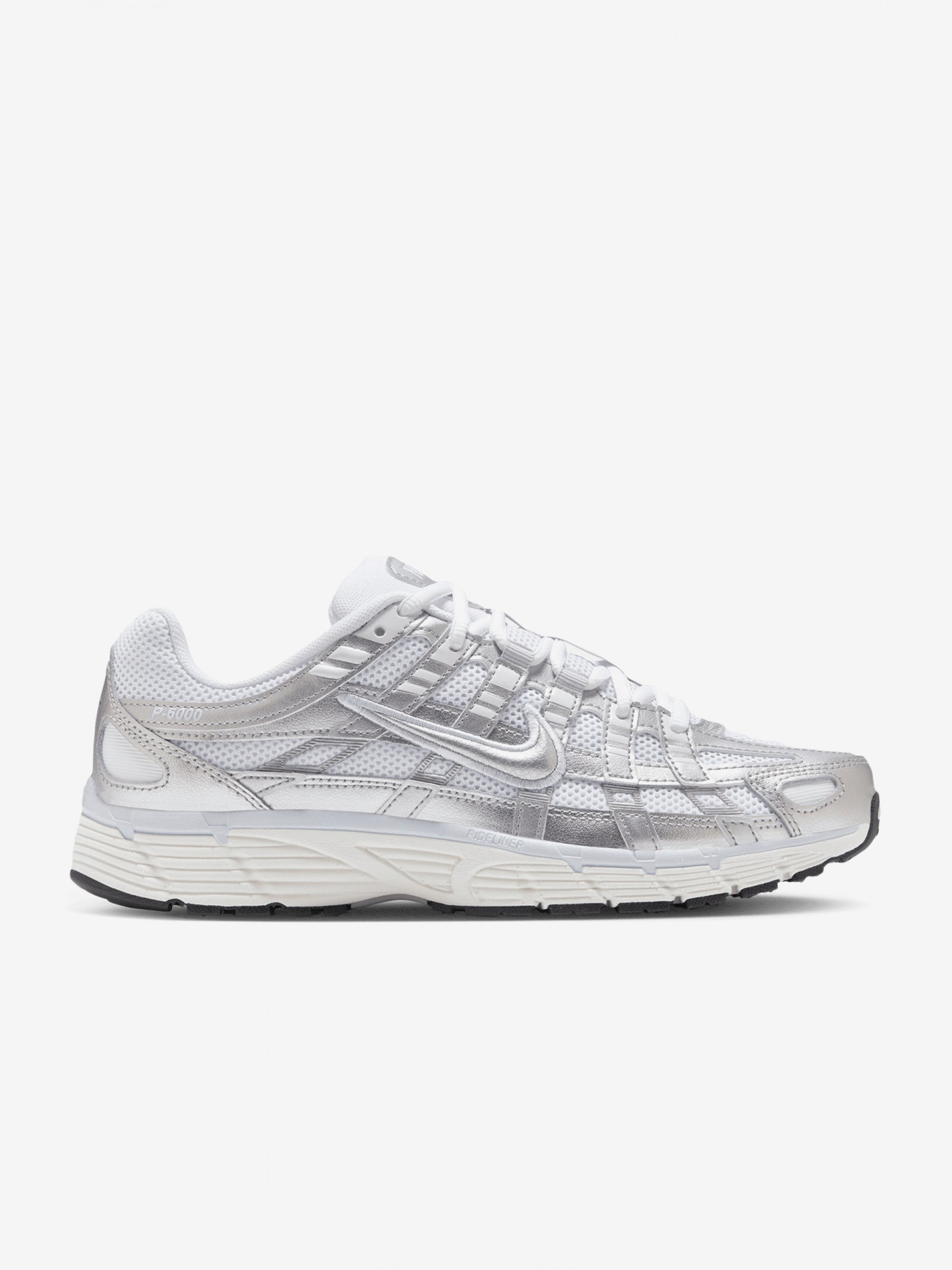 Nike P-6000 Silver and White Sneakers For Women