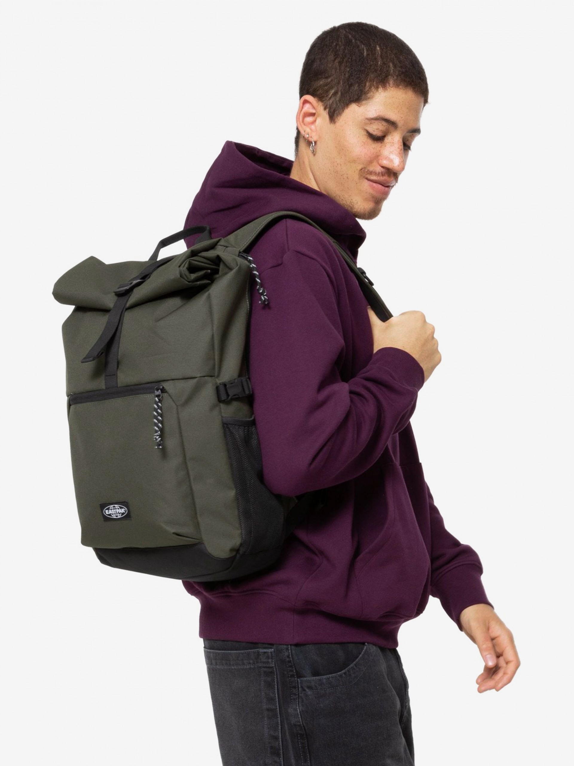 Mochila Eastpak Toproll Pro Verde y Negra