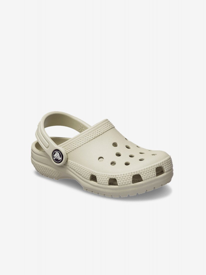 Sandlias Crocs Classic Toddler Bege