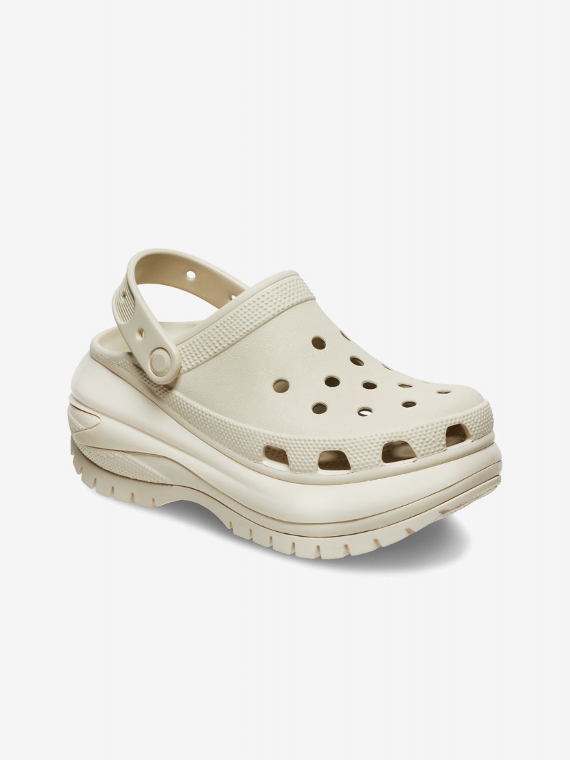 Sandlias Crocs Mega Crush Bege
