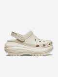 Sandlias Crocs Mega Crush Bege