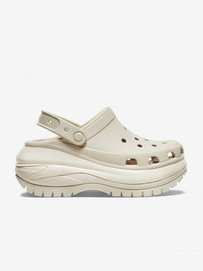 Sandalias Crocs Mega Crush Beige