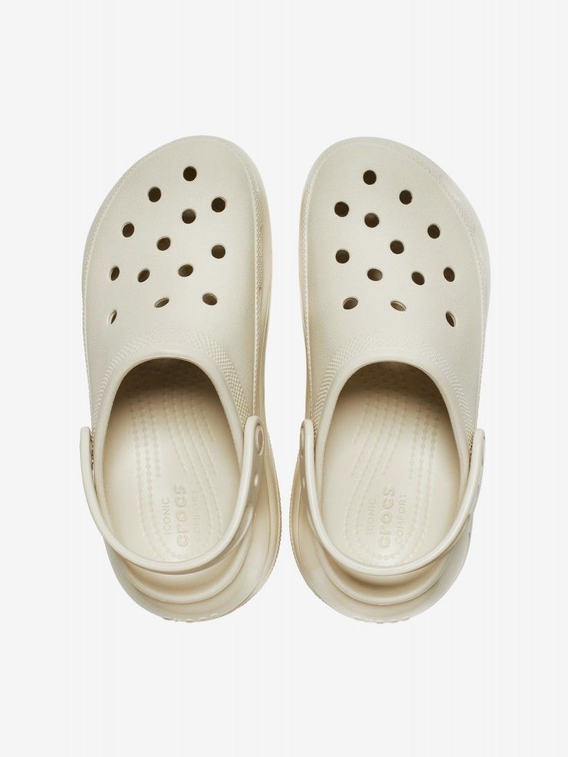 Sandlias Crocs Mega Crush Bege