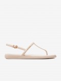 Sandlias Crocs Flip Miami Thong Bege
