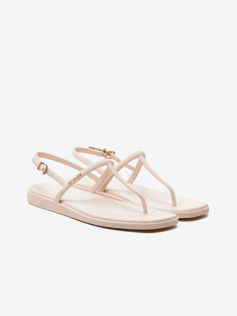 Sandlias Crocs Flip Miami Thong Bege