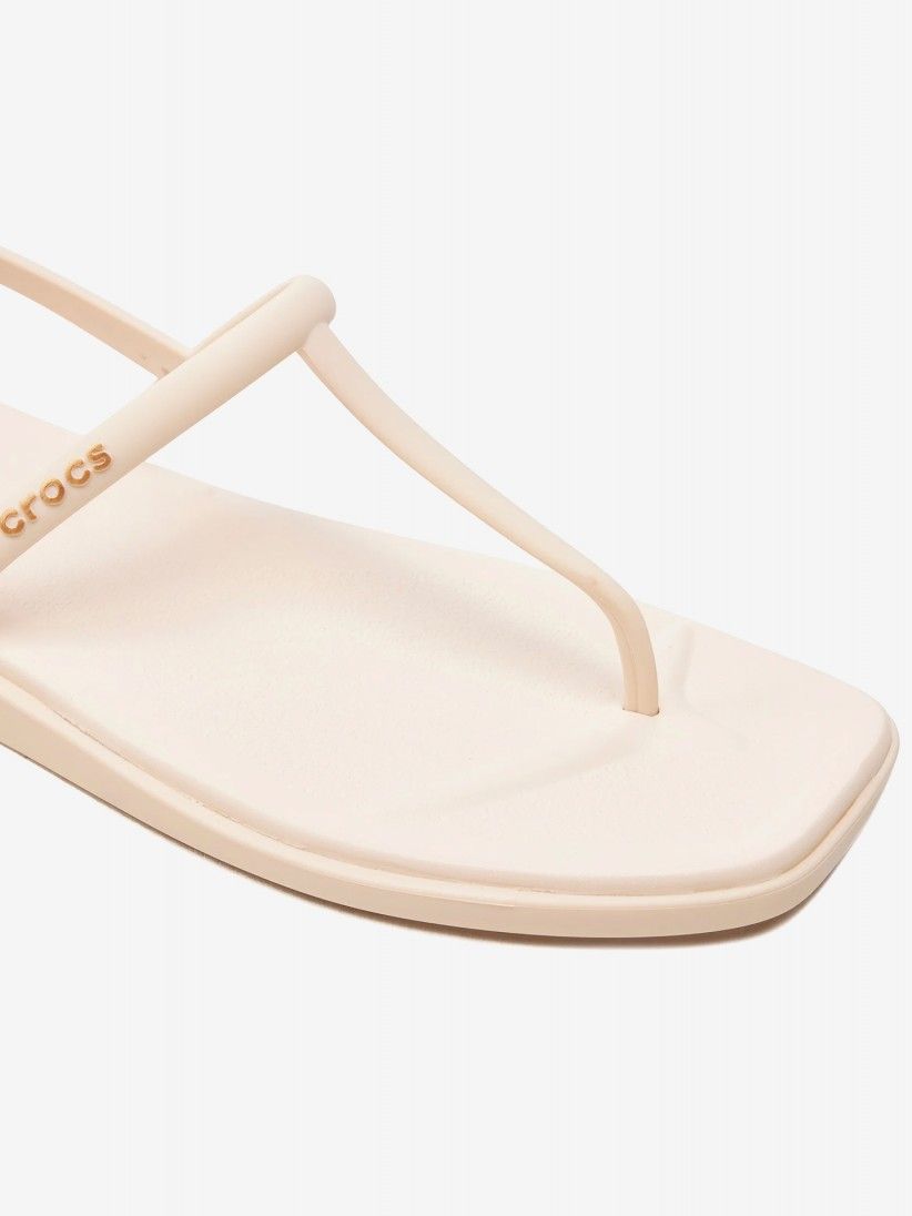 Sandlias Crocs Flip Miami Thong Bege