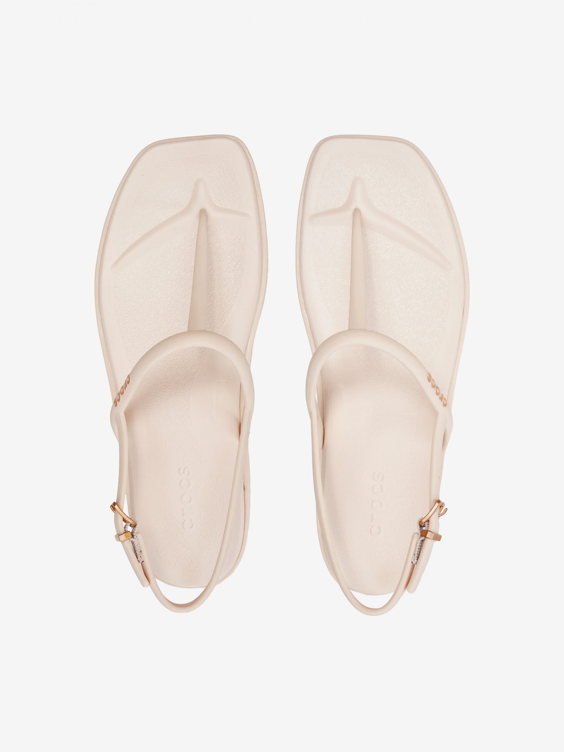 Sandálias Crocs Flip Miami Thong Bege