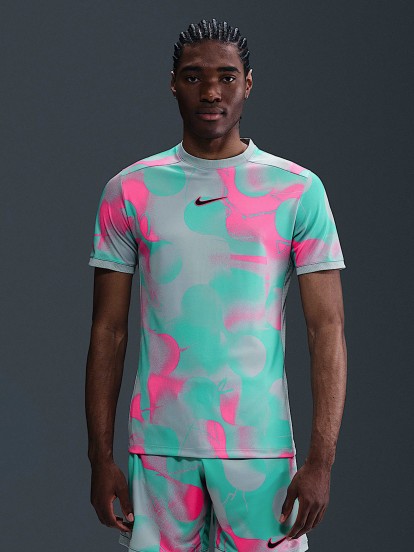 Camiseta de Ftbol Nike Academy+ Dri-FIT Verde y Rosa Para Hombre