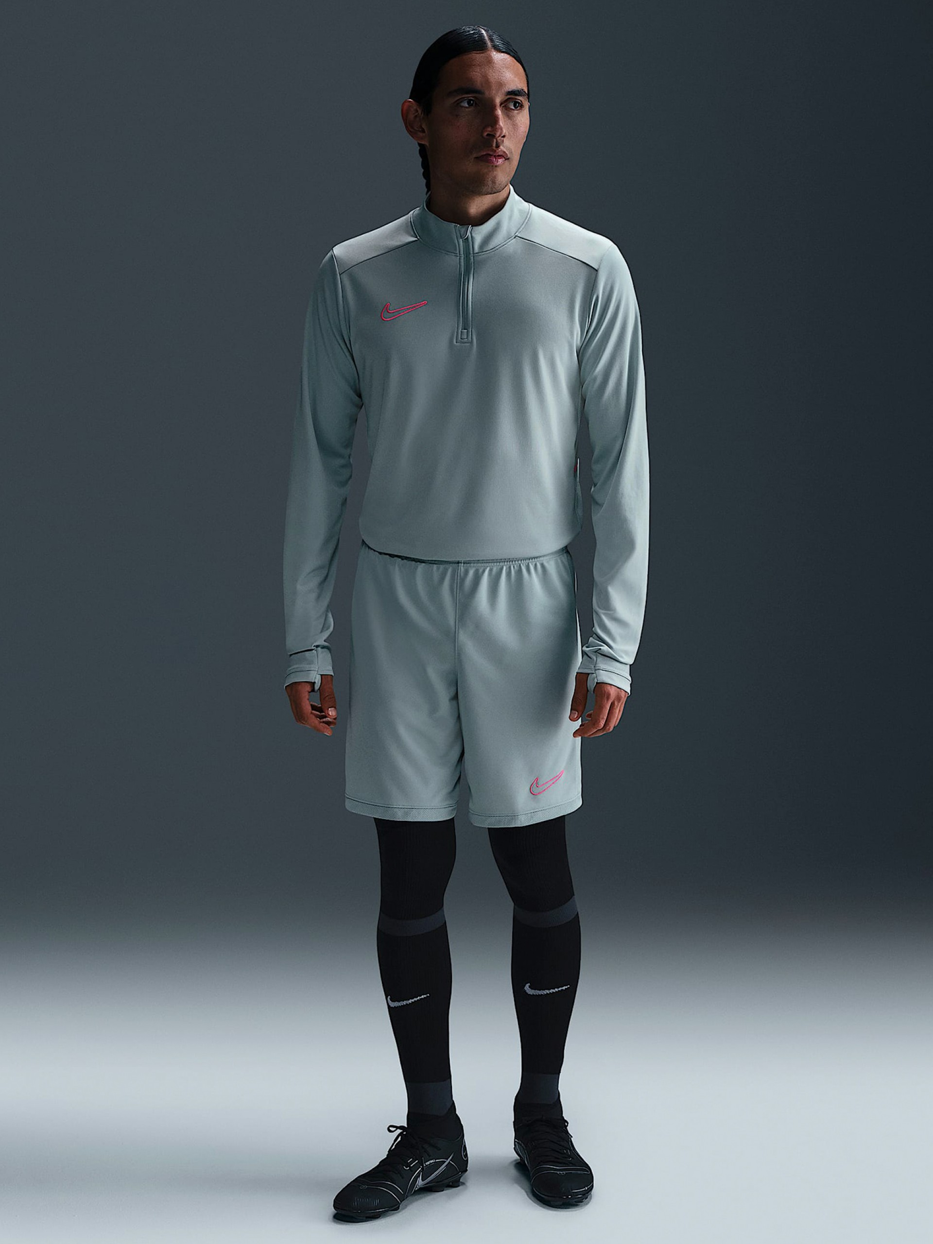 Pantalones Cortos de Fútbol Nike Academy Dri-FIT 21cm Azules Para Hombre